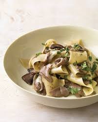 Mushroom Pappardelle With Taleggio Cheese Recipe Recipe Taleggio Cheese Vegetarian Recipes Stuffed Mushrooms