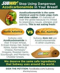 Food Babe Launches Her Campaign Against Subway Stop Using Dangerous Chemicals In Your Bread Learn More Http Foodbabe Com S Food Babe Healthy Toxic Foods