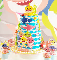 Spend two weeks worth of nap time scouring the internet for images of shark cakes. Baby Shark Cake Celebrate Kids Birthday Party In Uae Pandoracake Ae
