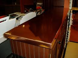 Fabulous, very elegant wine trolley, bar cart. Copper Counter Tops