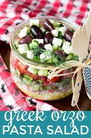Greek Orzo Summer Salad Recipe Recipes Summer Salads Orzo Salad Recipes