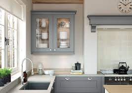 Check spelling or type a new query. Dust Grey Painted Kitchen With Glass Feature Frames And Modern Chrome Kitchen Handles The Florence Range Grey Painted Kitchen Grey Shaker Kitchen Wall Unit