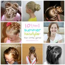 Tell your hairstylist to keep the hair short from the back and long at front ends. 10 Fun Summer Hairstyles For Little Girls Oldsaltfarm Com