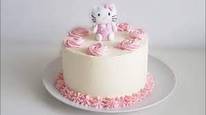 Weitere ideen zu hello kitty torte, kindertorte, tortendeko. Hello Kitty Torte Mit Fondantfigur Hello Kitty Cake Topper Youtube