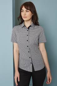 So much more than dart shirts! Women S Short Sleeve Check Shirt Shop All From Simon Jersey Uk