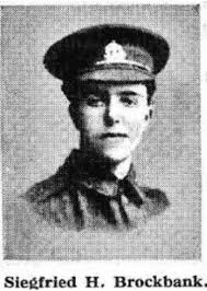 Siegfried Harrison Brockbank. Dorking Soldier. WW1