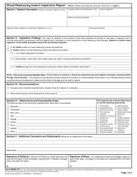 This standard property inspection and timber pest detection report does not establish the causes of defects identified, nor the options and associated costs of remedial work. 3455 Npma 33 Wdi Reports 4 Pt Inside Pest Control Inspection Report Template Report Template Pest Control Templates