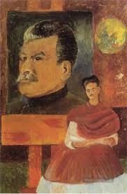 I'm not a nice girl! Selbstbildnis Mit Stalin Feminismus Frida Kahlo Gemalde Mit Ol Zu Verkaufen