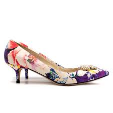 Maybe you would like to learn more about one of these? Brian Atwood Floral Pattern Silk Kitten Heel Embellished Pumps Size 41 For Sale At 1stdibs