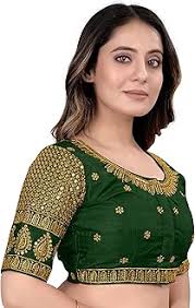 Amazon.in: Pujia Mills : Saree Blouse