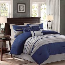 Queen king size bed comforter bedspread coverlet 200*180*30cm grey cotton !! Palmer 7 Piece King Comforter Set Blue By Olliix Bacbpak79520 Missouri Furniture
