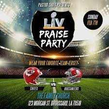 Superbowl Lv 2021 Church Flyer Template In 2021 Football Poster Football Template Poster Template