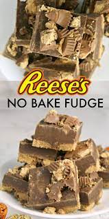Reese S Peanut Butter Cup Fudge No Bake 3 Ingredients No Bake Fudge Fudge Recipes Quick Dessert Recipes