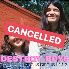 Stream tracks and playlists from destroy boys on your desktop or mobile device. Destroy Boys Unfortunately Destroy Boys Have To Cancel Our Set