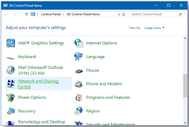 Click network and internet, and click network and sharing center. How To Check Your Network Interface Card Speed Orcon