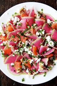 Watermelon Radish Orange Goat Cheese Salad Alexandra S Kitchen Recipe Radish Recipes Goat Cheese Salad Recipes