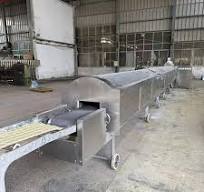 Commercia Process Machine Sponge Cake Making Cutting Tunnel Oven Chiffon Cake Production Line