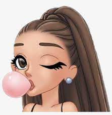 An ariana grande collab cartoon with my friend johnny! Arimoji Sticker Cute Ariana Grande Cartoons Transparent Png 1024x996 Free Download On Nicepng