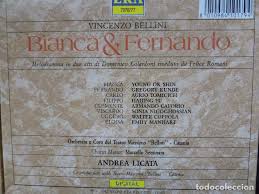 Puoi ascoltare la musica di bianca & bianca anche su spotify. Bianca E Fernando By Vincenzo Bellini Nuova Er Buy Cds Of Classical Music Opera Zarzuela And Marches At Todocoleccion 94339098