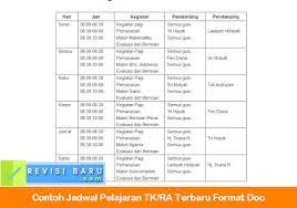 Maybe you would like to learn more about one of these? Contoh Jadwal Pelajaran Tk Ra Terbaru Format Doc Arsip Mkks