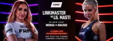 Booking@lilmasti.com media i współpraca biznesowa: Znamy Rywalke Linkiewicz Na Fame Mma 4 Aju Pl