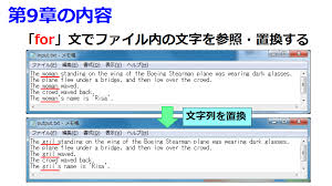 入門講義 第9章 ファイル内の文字列を置換