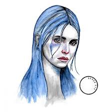 Watercolour Kendall Jenner by Derek Xie Poster