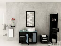 Hardwood vanity cabinet tempered glass or engineered stone vanity top 2 single basin bathroom sinks vanity cabinet. Jwh Living Furniture By Category Shop By Size 39 Inch Bathroom Vanities 39 Quot Lune Single Vessel Sink Vanity Espresso Glass Top