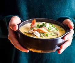 Simple Seafood Chowder Nadia Lim Recipe Chowder Recipes Seafood Easy Seafood Recipes Seafood Chowder