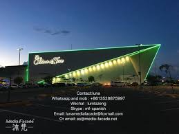 Rgbw Outdoor Linear Light Facade Lighting Linear Lighting Facade