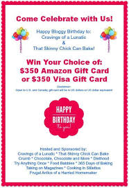 Amazon.com gift cards are redeemable toward millions of items at amazon.com, have no fees, and never, ever expire. Come Celebrate With Us 365 Days Of Baking