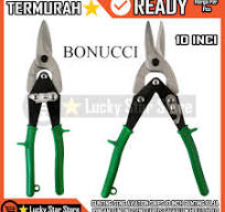 BONUCCI GUNTING SENG AVIATION SNIPS 10 INCH GUNTING BAJA RINGAN GUNTING  PLAT GUNTING SENG TEKIRO 10" GUNTING BAJA RINGAN GUNTING SENG KEKUATAN  50HRC ...