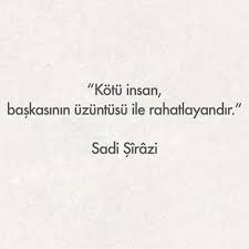 Sadi Sirazi Guzel Soz Ozlu Sozler Alintilar