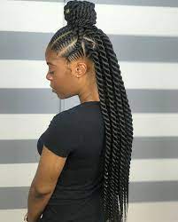 African Hair Braiding Feedin Braid Ideas Twist Braid Hairstyles African Braids Hairstyles Braided Hairstyles