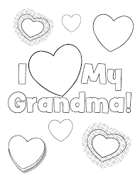 Happy Birthday Grandma Coloring Pages For Kids Birthday Coloring Pages Happy Birthday Coloring Pages Mothers Day Coloring Sheets