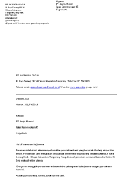 Bersama dengan surat ini perkenankan kami untuk memberikan penawaran jasa akuntansi kepada perusahaan pt htc corp. Surat Penawaran Kerjasama Ekspor Impor Pt Gazendra Group Ilmusosial Id