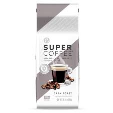 Amazon Com Kitu Super Coffee Grounds Energy Immunity 2x Caffeine Vitamins Antioxidants Dark Roast 10 Oz 1 Pack Keto Friendly Ground Coffee 100 Arabica Coffee Ground Grocery Gourmet Food