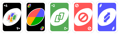 Players take turns matching a card in their hand with the current card shown on top of the deck either by color or number. Dernier Js