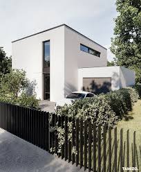 A071 Tamizo Architects Berlin Small House Design Project 01 Modernes Zaun Design Zaun Garten Vorgarten Zaun