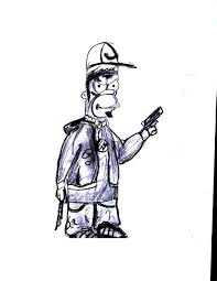 Why don't you let us know. Bart Simpson Gangster Drawings Ski Mask Page 1 Line 17qq Com