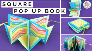 The simple box the simple box pop up, cut symmetrically on the fold of the card, is one of the easiest pop up mechanisms to create. Square Pop Up Card Tutorial Origamitree Com