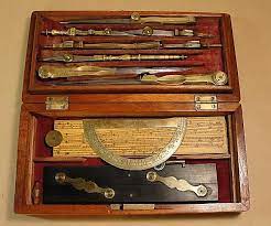 Drawing Instruments English Brass Set Antique Woodworking Tools Woodworking Tools Workshop Used Woodworking Tools