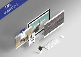 Free Web Showcase Mockup Creator Freebies Fribly Web Mockup Mockup Creator Website Mockup