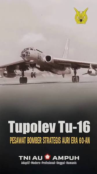🌏 Era 1960-an, TNI AU diperkuat pembom strategis bermesin jet ganda Tupolev Tu-16, yang menempatkan Indonesia sejajar dengan negara besar seperti Amerika Serikat, Inggris, dan Uni Soviet. Tupolev ...