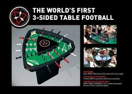 3 sided foosball table table football football anything is possible