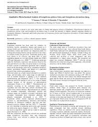 Check spelling or type a new query. Pdf Qualitative Phytochemical Analysis Of Gomphrena Globosa Linn And Gomphrena Decumbens Jacq Pubs Gupta Academia Edu