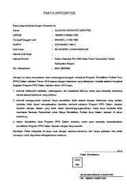 Pakta integritas ini merupakan salah satu kelengkapan bagi calon peserta ppg 2018 yang telah lulus pretest. Cara Cetak Dokumen A1 Dan Pakta Integritas Ppg Tahun 2019 File Catatan Guru