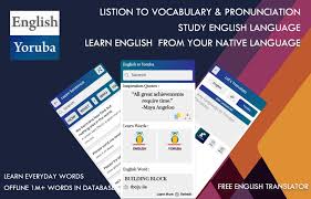 Yoruba English Translator Free Yoruba Dictionary For Android Apk Download