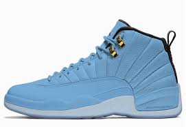 Black And Gold Retro 12 Blue Jordan 12s Blue Jordans Air Jordans Sneakers Fashion
