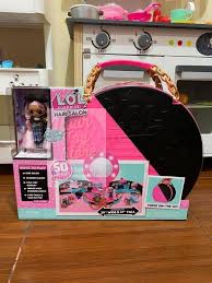 Where do you need the hair extensions? L O L Surprise Hair Salon Playset With 50 Surprises And Exclusive Jk Mini Fashion Doll Hobbies Toys Toys Games On Carousell